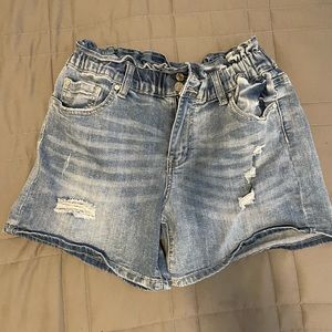 High waisted Jean shorts